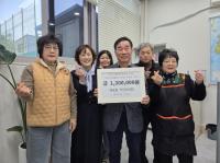 [NSP PHOTO]군포시 재궁동 주민자치회, 한마음 축제 수익금 전액 기부