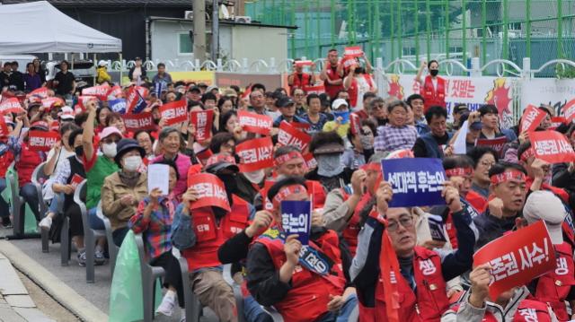 NSP통신-지난 9월 주민궐기대회 모습 (사진 = 영풍 제공)