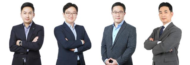 NSP통신-(왼쪽부터) BGF리테일 영업∙개발부문장 임민재 상무, 인사총무실장 장영식 상무, 4권역장 윤현수 상무, BGF 글로벌담당 우진용 상무 (사진 = BGF리테일 제공)