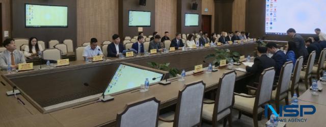 NSP통신-라오까이성 인민위원회와 VKBIA, 셀리안츠가 회의하는 모습. (사진 = 서국현 기자)