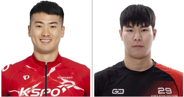 NSP통신-김우겸(27기, S1, 김포) 선수(왼쪽), 박건수(29기, S1, 김포) 선수. (사진 = 국민체육진흥공단)