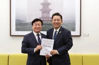 [NSP PHOTO]정기명 여수시장, 국회 방문 내년도 국비 확보 총력