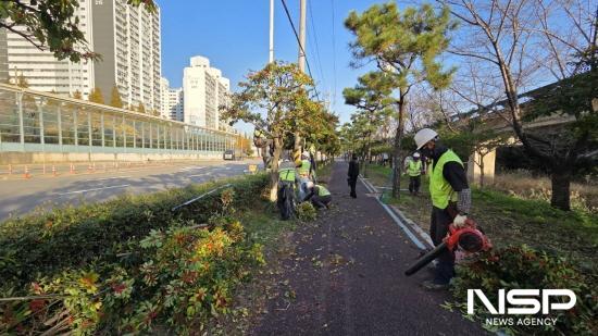 NSP통신-전정·순치기 작업 (사진 = 광양시청)