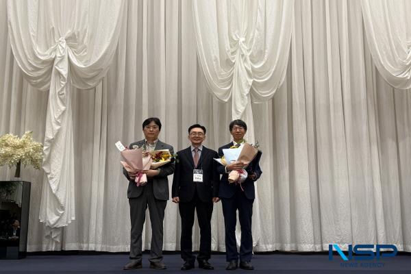 NSP통신-K-MEDI hub와 첨단의료복합단지 입주기업 이롭이 소노캄 제주에서 열린 2025 한국기술혁신학회 추계학술대회 기술혁신상 시상식에서 동시 수상의 쾌거를 이뤘다. (사진 = 케이메디허브)