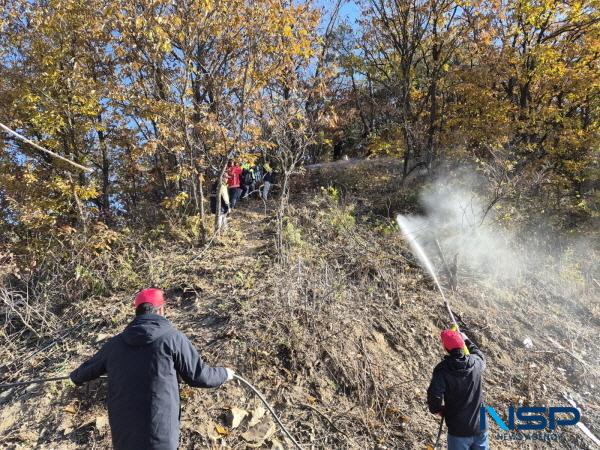 NSP통신-의성군은 17일 관내 18개 전 읍·면을 대상으로 산불 초동대응 강화를 위한 산불 모의진화훈련을 실시했다. (사진 = 의성군)
