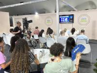 [NSP PHOTO]이강덕 포항시장, 브라질 COP30서 탄소 배출 장벽 넘어서는 포항 철강 비전 발표