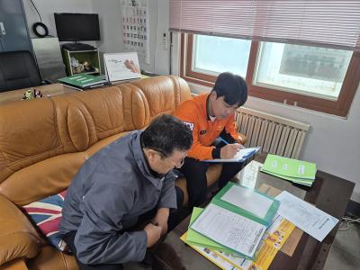 [NSP PHOTO]강원소방 공동주택 피난시설 불시점검위험 요소 10건 즉시 시정