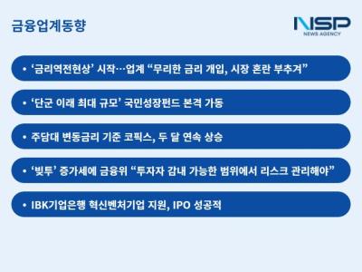 [NSP PHOTO]금융업계동향금리역전현상 시작됐다업계 전금융권 확대될 것