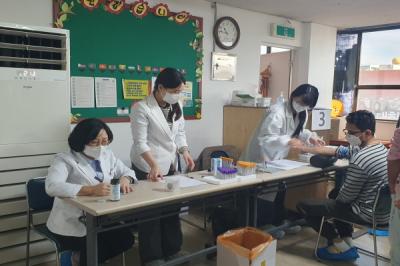 [NSP PHOTO]경산시, 외국인근로자 및 가족 무료 건강검진 실시