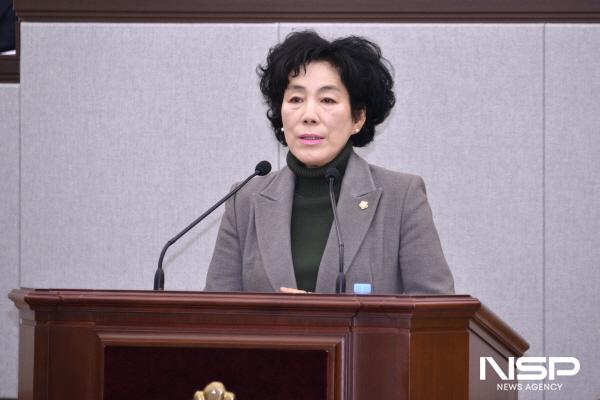 NSP통신-홍현숙 여수시의원이 제252회 정례회 제2차 본회의에서 근린공원 화장실 등 생활 현장에서 장애인과 노약자가 기본적인 불편을 겪고 있다고 지적했다. (사진 = 여수시의회)