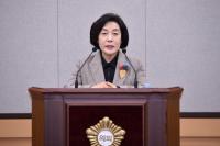 [NSP PHOTO]진명숙 여수시의회 의원, 도심 환경관리 사각지대 도시 미관 훼손 지적