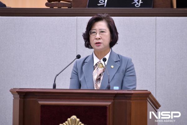 NSP통신-김채경 의원이 제252회 정례회 제2차 본회의에서 여수시의 어린이집 대체교사 인력 확충이 시급하다고 주장했다. (사진 = 여수시의회)