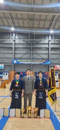 [NSP PHOTO]구미시청 검도팀, 전국실업대회 제패...이창훈 5단부 개인전 1위 영예