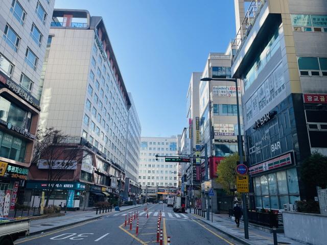 NSP통신-광교상현역 온누리 골목형상점가 전경. (사진 = 용인특례시)