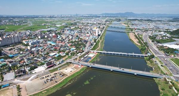 NSP통신-나주 남평 강변도시 일대 전경. (사진 = 나주시)