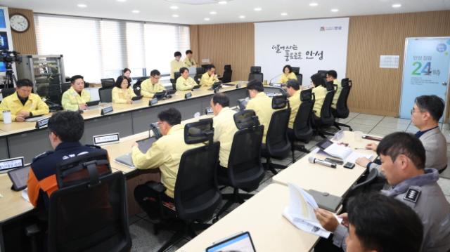 NSP통신-안성시가 20일 시청 재난종합상황실에서 2025년 재난대비 상시훈련을 실시하고 있다. (사진 = 안성시)