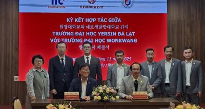 [NSP PHOTO]원광대-베트남 예르생 달랏대, 통합의학 국제협력 MOU 체결