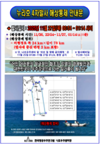 [NSP PHOTO]여수해경, 누리호 4차 발사 앞두고 해상안전 통제