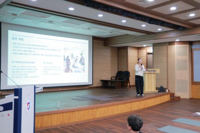 NSP통신-장지영 강사의 외부 강의 실무 특강 모습. (사진 = 원광디지털대)