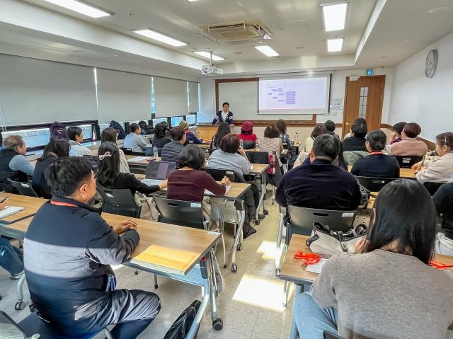 NSP통신-연구방법특론 수업 현장. (사진 = 원광디지털대)