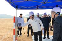 [NSP PHOTO]정기명 여수시장, 섬박람회 주행사장 조성 현장 점검