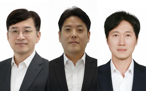 NSP통신-최영석 부사장, 박상윤 전무, 이태림 전무. (사진 = LG디스플레이)