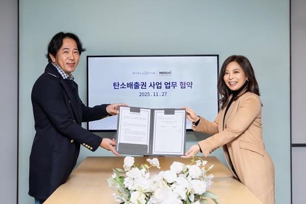 NSP통신-스텔란티스코리아 후시파트너스 탄소배출권 이익 환원 위한 MOU 체결 기념사진 (사진 = 스텔란티스코리아)