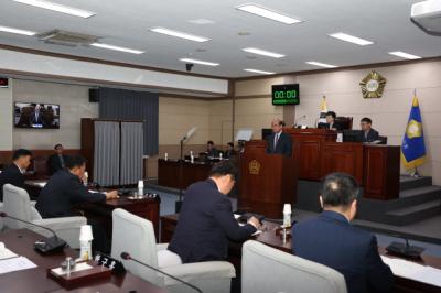 [NSP PHOTO]강영석 상주시장 제236회 상주시의회 정례회서 시정연설