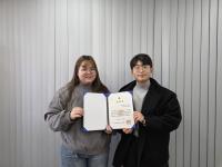 [NSP PHOTO]전주대 e-복지관, 청년 공익활동 공로 전북도의회의장상 수상