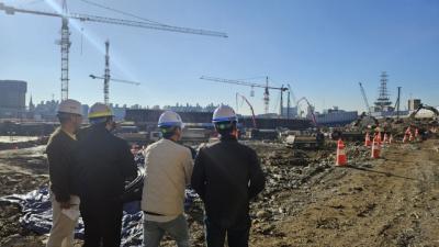 [NSP PHOTO]수원시 지하 개발 건설공사장 합동 안전 점검