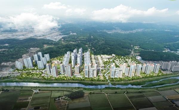 NSP통신-파주 주한미군 반환 공여지 하우즈 도시개발 조감도 (사진 = 파주시)