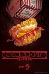 [NSP PHOTO]KFC, 기묘한 이야기 시즌5 협업 캠페인…버거가 뒤짚힌 세계