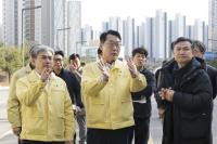 [NSP PHOTO]화성시, 균열 발생한 동탄숲 생태터널 3일부터 전면 통제