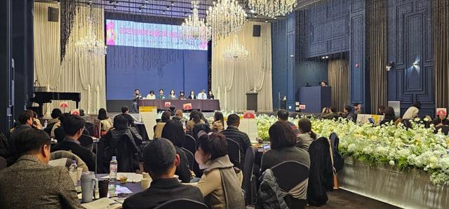 NSP통신-3일 춘천 미래컨벤션 웨딩홀에서 열린 2025 회복적 생활교육 운영 성과 포럼 모습. (사진 = 강원도교육청)