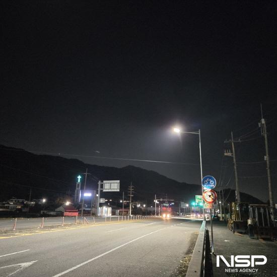 NSP통신-제철로(광양경찰서~익신마을) 구간 가로등 (사진 = 광양시청)