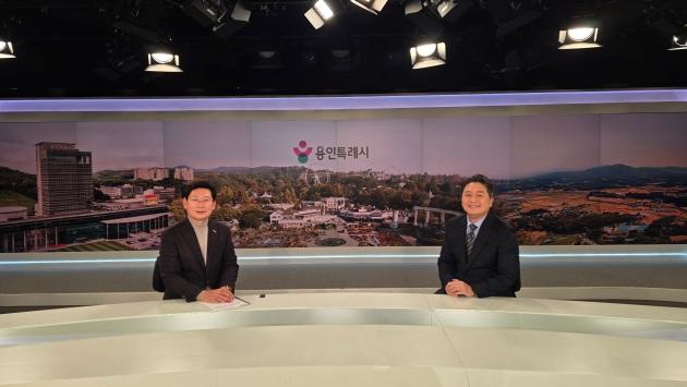 NSP통신-4일 MBN 전국네트워크뉴스에 출연하고 있는 이상일 용인특례시장. (사진 = MBN방송 갈무리)