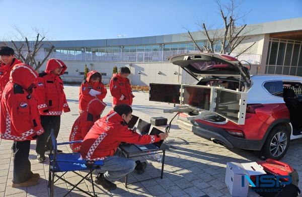 NSP통신-영양군은 지난 3일 영양 산촌문화누림센터에서 산불 발생 시 신속하고 체계적인 대응체계를 확립하기 위해 모의 산불대응훈련을 실시했다. (사진 = 영양군)