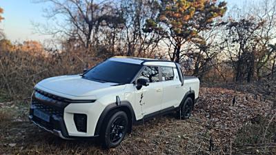 [NSP PHOTO][타보니]KGM 무쏘 EV, 세단 같은 정숙성·효율 좋은 전비에 잘 팔리는 픽업트럭