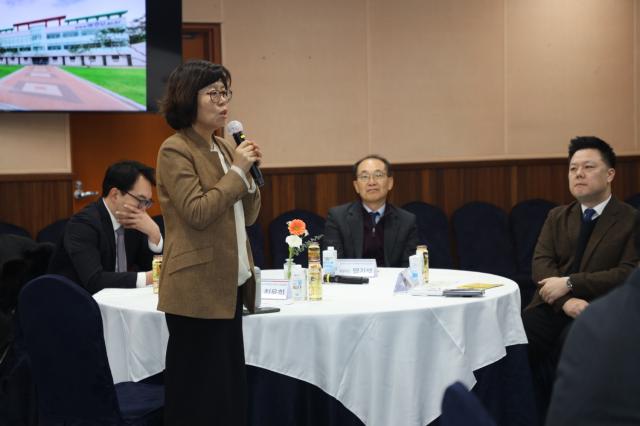 NSP통신-최윤희 원광디지털대 대학원장이 인사말을 하고 있다. (사진 = 원광디지털대)