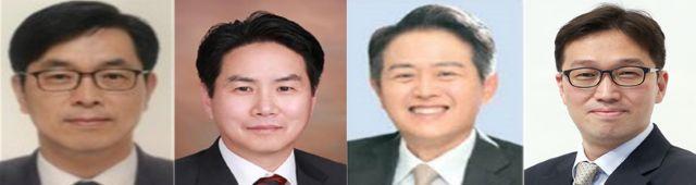 NSP통신-왼쪽부터 천상영 신임 신한라이프 사장 후보, 이석원 신한자산운용 사장 후보, 이승수 신한자산신탁 사장 후보, 강병관 신한EZ손해보험 사장 후보. (사진 = 신한금융지주)