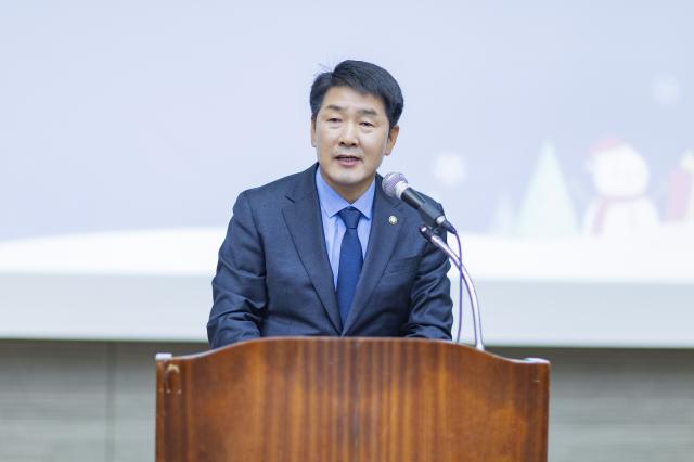 NSP통신-5일 배정수 화성시의회 의장이 축사를 하고 있다. (사진 = 화성시의회)