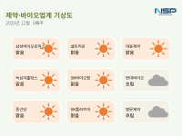 [NSP PHOTO][제약·바이오업계기상도]삼성바이오로직스, 맑음 CDMO 모달리티 확장 본격화…명문제약, 흐림 주요 임원진 주식 매수
