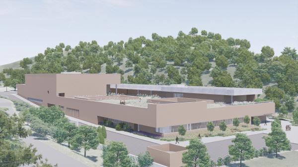 NSP통신-경상북도는 8일 경상북도 내수면관상어비즈니스센터 개소식을 개최했다. 관상어센터 조감도 (사진 = 경상북도)