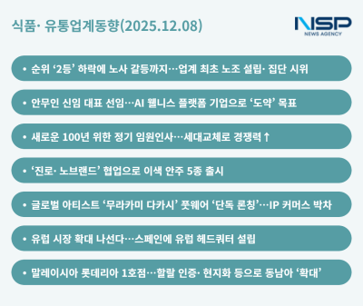 [NSP PHOTO][식품·유통업계동향]BGF리테일, 연말 먹구름·SK인텔-하이트진로, 임원인사…롯데·BBQ, 해외 개척에 CJ온스의 IP 전략