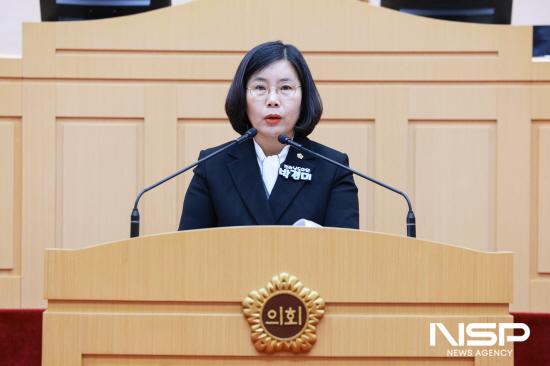 NSP통신-박경미 의원 5분 자유발언 (사진 = 전남도의회)