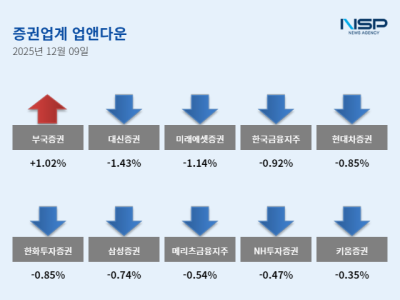 [NSP PHOTO]업앤다운증권주 하락부국증권미래에셋증권