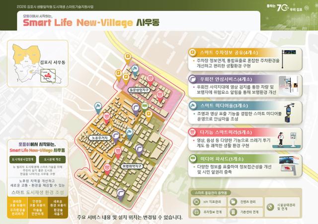 NSP통신-도시재생 공모사업 대상지(사우동 뉴빌리지). (이미지 = 김포시)