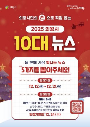 NSP통신-2025년 10대 온라인 투표 안내문. (사진 = 의왕시)