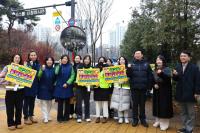[NSP PHOTO]이상일 용인시장, 청덕초 통학환경 교통지도 봉사활동 전개