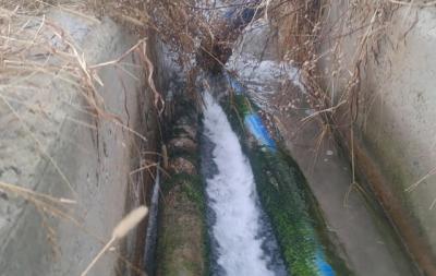 [NSP PHOTO]국토부 익산청 신안 압해 해남 화원 공사 터널 발생수 월호천으로 콸콸콸